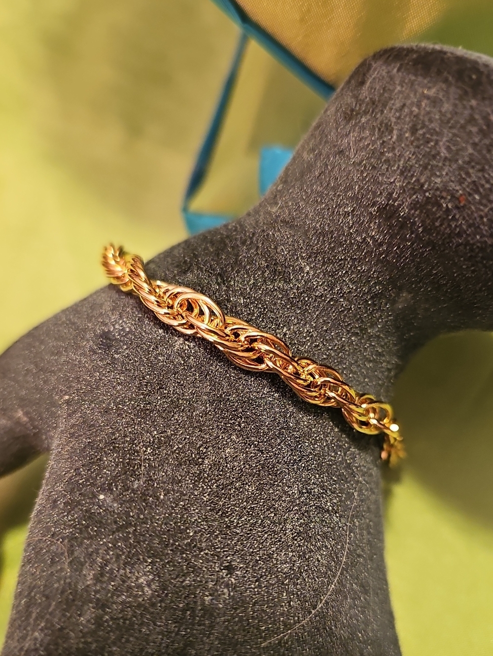 Gold Rope Chain Bracelet - Women's Mans  Fashion Jewelry